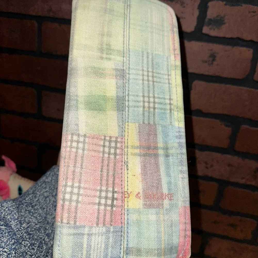 Dooney and Burke Madras Plaid Picnic Ant Print Purse